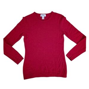 Vintage Sutton Studio Red Cashmere Sweater- M